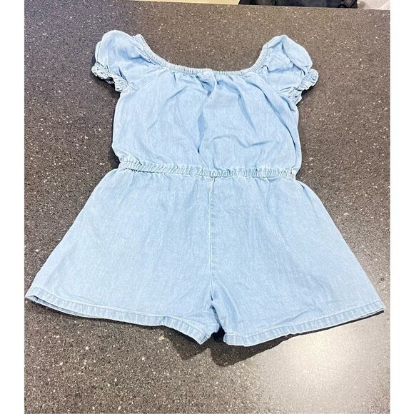 GAP denim Girls jumpsuit dress size 8 - Picture 4 of 11